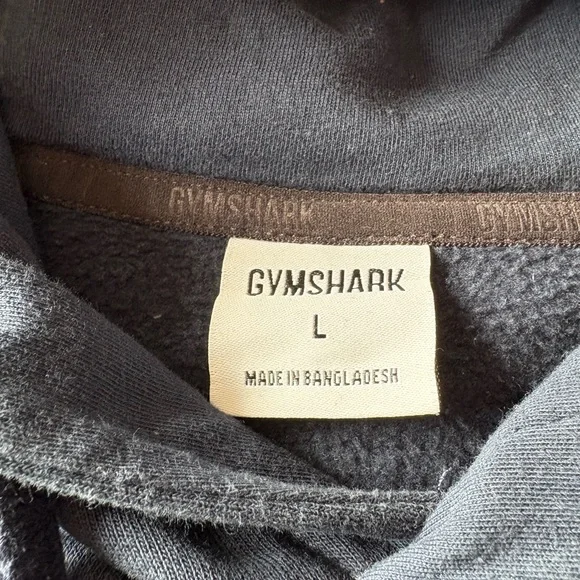 Gymshark Crest Hoodie Navy Blue Size Large - Picture 9 of 15